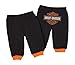 Harley-Davidson Baby Boys' Interlock Bar & Shield Logo Pants, Black 4050601