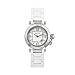 Cartier Women's W3140002 Pasha White Rubber Stainless-Steel Bezel Watch