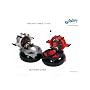 Kid Galaxy RC Bump N Chuck Bumper Cars - Black/Silver & Black/Red