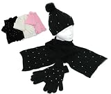 JANE Women's Winter Set - Hat, Gloves, and Scarf by CTM