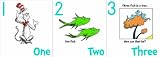 Eureka Dr. Seuss Number Line Bulletin Board Set, 4 Panels 17 x 24" Each