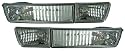 Frontblinker Set, passend f&uuml;r VW Golf 3 (alle), Ausf&uuml;hrung: Klarglas Chrom.