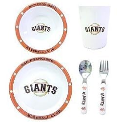 San Francisco Giants MLB Children's 5 Piece Dinner Set by Duck House