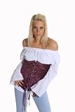 Victorian Purple Chenille Corset Tight Lacing Bustier SC41003
