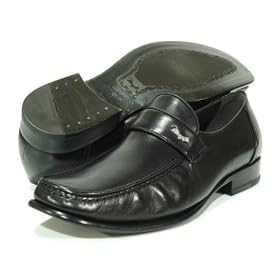 Bruno Magli 'Malazu' Moc Toe Loafers Mens - Black by Bruno Magli