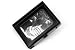 M-edge Image Jacket for Kindle 2 (Synthetic Leather--Smooth Black)