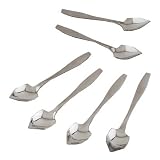 Review Silea  / Set of 6 Stainless Steel Grapefruit Spoons by Silea