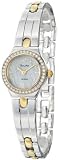 BULOVA Watches:Two Tone Bangle Style Dress Solar Quartz Mother of Pearl Dial