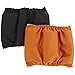 Wegreeco Brown Black Male Dog Belly Band (Pack of 3) - Washable Dog Diapers for Males (Extra Small,11