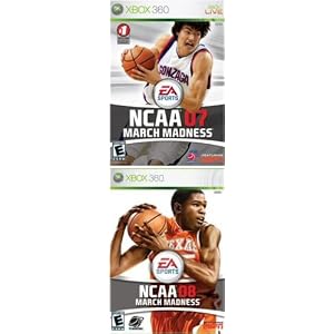 NCAA March Madness Basketball 2 Pack: 2007 + 2008 by 