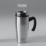 Search : Creative Home 16 oz Stainless Steel Travel Mug with Handle
