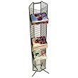 Atlantic Black 65-DVD Onyx Wire DVD Rack