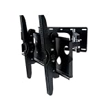 New Universal Adjustable Tilting/Swiveling Articulating Full Motion TV Wall Mount Bracket for LCD LED Plasma -Corner Friendly (Max 125 lbs, 32~55"* inch) *Max VESA 800x500 LG INFINIA 32LD550 32LE5300 32LE5400 32LD450 32LD350 37LE5300 37LD450 42LE5500 42LE5400 42LD550 42LD520 42LD450 47LE8500 42LE7300 47LX6500 47LE5400 47LD650 47LD520 47LD450 47LE7300 47LX9500 47LE5500 42PJ350 55LX9500 55LE8500 55LE7300 50PK950 50PK750 55LX6500 55LE5500 55LD650 55LE5400 55LD520 50PK550 50PK540 50PJ350