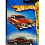 Hot Wheels Detailed Diecast '67 Chevelle SS 396 5 Spoke 2010 New Models 1:64 Scale