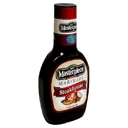 Kc Masterpiece Marinade Steakhouse, 16-Ounces Plastic Bottles (Pack of 6)