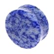 3/4 Inches Gauge Lapis Natural Stone Double Flare Plug