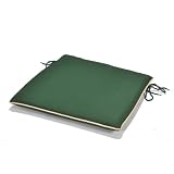 from Scancom UK Ltd Weather-Tex Seat Cushion for Outdoor Folding Chair - Dark Green (Set of 6) Model 8687700000