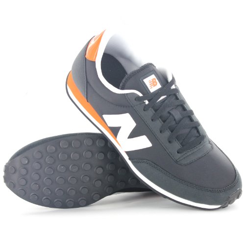 New Balance U410BOR Classic Medium Moyen Black White Mens Trainers Size 8.5 UK