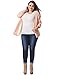 Alya Women Plus Size 3/4 Sleeves Turn Down Collar Blazer