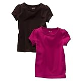 Infant Toddler Girls' Cherokee® Brown/Raspberry 2 pk Ulitmate Tee
