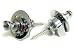 Boston Guitar Strap Locks: Chrome / Silver Strap Lock system for Guitar and Bass