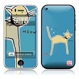Cat Design Protector Skin Decal Sticker for Apple 3G iPhone / iPhone 3GS 3G S