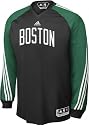Boston Celtics adidas Black On-Court Long Sleeve Shooting Shirt