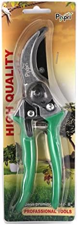 Pixpri (TM)-Top Quality-Professional--Best Pruning Shears-Best garden clippers-8 Inch(GREEN)