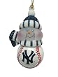 New York Yankees MLB Lighted Snowman Christmas Ornament