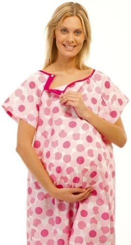 Gownie Julia L/XL - Maternity Hospital Gown for Labour & Birth by The Pretty Company