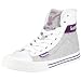 Superdry DJ BOOT JERSEY S2906LL, Damen Sneaker, grau / violett, (LT.GREY/PURPLE 176), EU 38