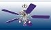 Deckenventilator Apollo Elite Plus blau