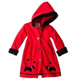 Toddler Girls Sophie Rose Scottie Dog Fleece Jacket