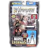 Marvel Legends Exclusive Series Action Figure Warbird (Ms. Marvel) with Giant Man Builder Piece