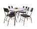 Kitchen & Housewares : 5 Piece Brimingham Retro Dining Set, Black