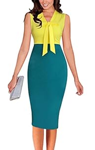 LECHEERS Women Sleeveless Bodycon Ele…