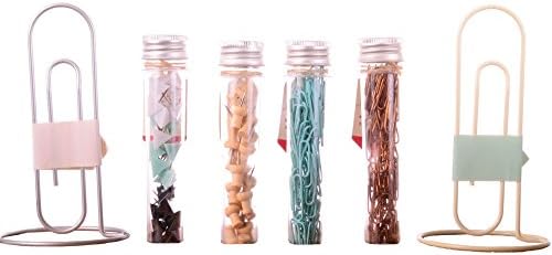 Office Supplies 36 Piece Pins, Paper Clips, Memo Holders