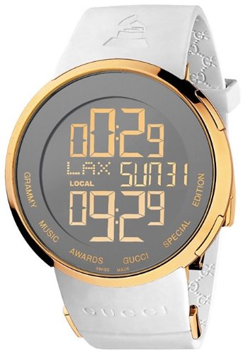 NEU! GUCCI HERREN UHR YA114216 DIGITAL QUARZWERK 