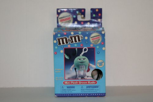 Childrens Toyshop  Toys : M&M's Mini Plush Green Radio