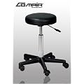 Profi - Friseur Rollhocker - Arbeitshocker Schwarz