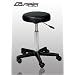 Profi - Friseur Rollhocker - Arbeitshocker Schwarz