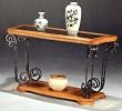Sofa Table in Antique Silver and Gold By Coaster Furniture