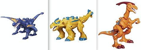 Jurassic World Hero Mashers Bundle - Dimorphodon, Ankylosaurus and Parasaurolophus