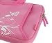 rooCASE Neoprene Netbook Sleeve Case for Lenovo IdeaPad U110 11.1-Inch Black (Spring Butterfly - Pink)