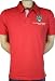 GREYSTONE Fashion Polo Flame-Red und marine - Auch Übergrößen