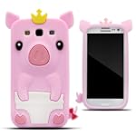 Zooky� rosa silicona cerdo FUNDA / CA...