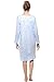 Casual Nights Women's Elegant Nightgown Long Sleeve Sleepwear Night Gown For Mom