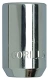 Gorilla Automotive 20631 Acorn Hex Socket Locking Lug Nuts (12mm x 1.50 Thread Size) - Pack of 4