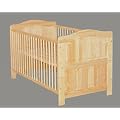 Kinderbett | Gitterbett | "LUKAS" | Kiefer | 140 x 70 | Vollmassiv | umbaubar zum Juniorbett