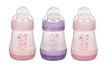 MAM BPA Free 5 oz Bottle for Girl, 3-Pack